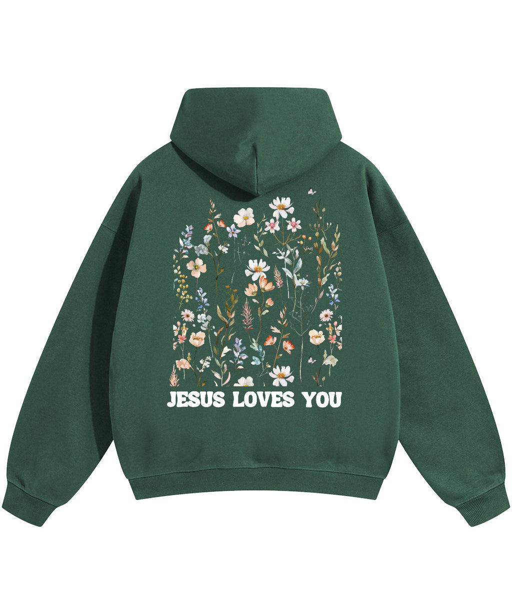 Jesus Love You Double Sided Cotton Christian Hoodie T-Shirts, Sweatshirt | CiraTrend.com (Image 3)