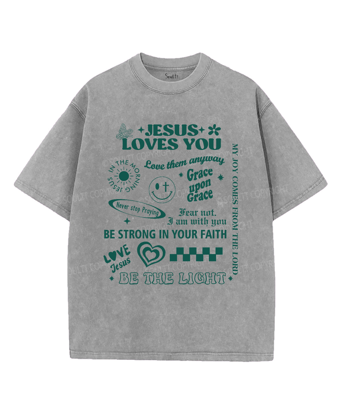 Jesus Love You Washed Christian T-shirt Style001 Hoodie, Sweatshirt | CiraTrend.com (Image 4)