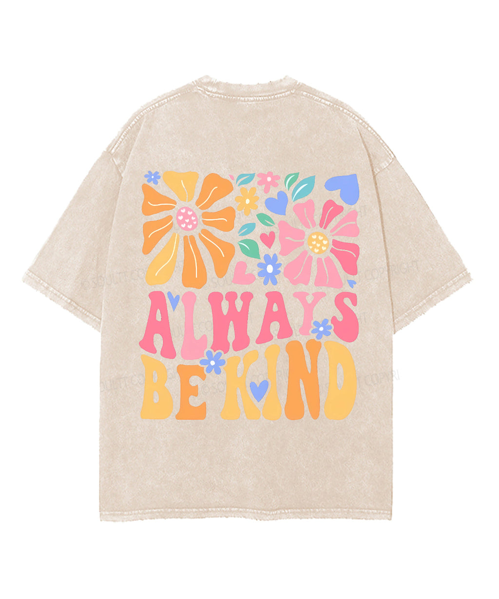 Be Kind Double Sided Unisex Washed Christian T-shirt Hoodie, Sweatshirt | CiraTrend.com (Image 2)