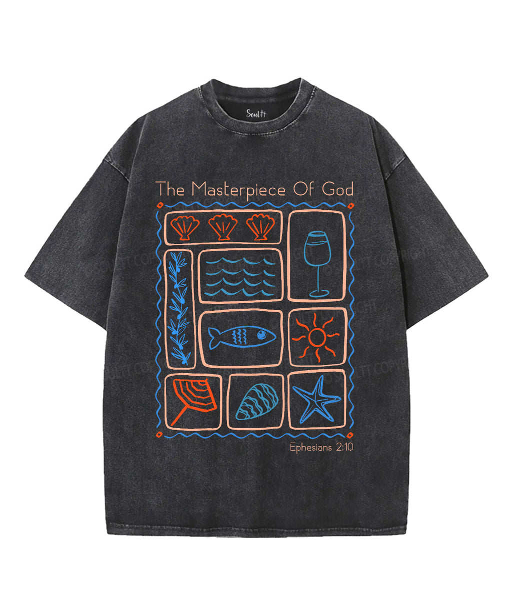 The Masterpiece Of God Unisex Washed Christian T-shirt Hoodie, Sweatshirt | CiraTrend.com (Image 2)