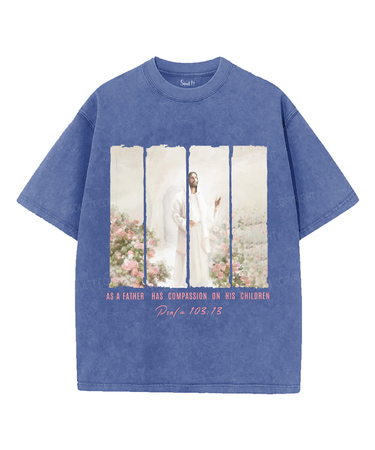 As a Father Has Compassion Unisex Washed Christian T-shirt Hoodie, Sweatshirt | CiraTrend.com (Image 4)