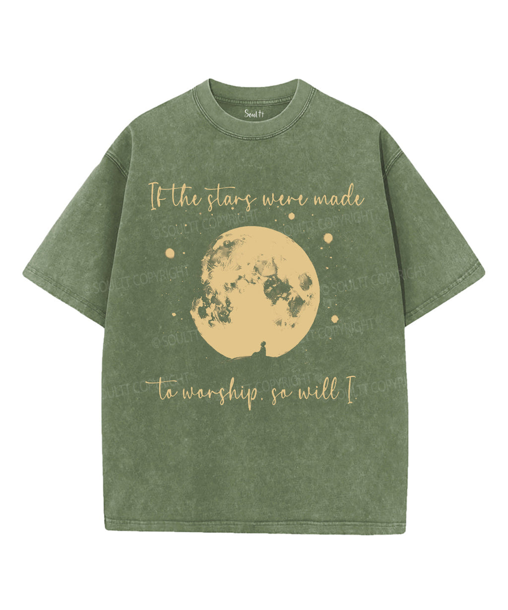 If The Stars Were Made To Worship Unisex Washed Christian T-shirt Hoodie, Sweatshirt | CiraTrend.com (Image 4)