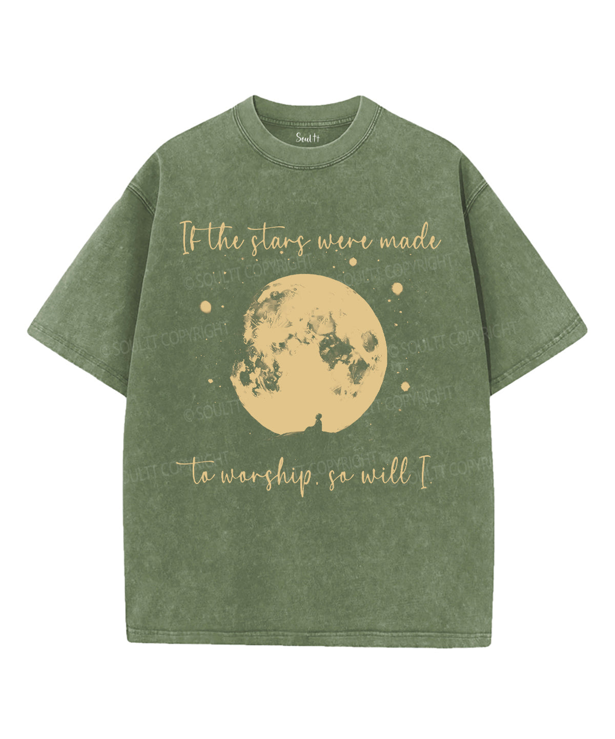 If The Stars Were Made To Worship Unisex Washed Christian T-shirt Hoodie, Sweatshirt | CiraTrend.com (Image 4)