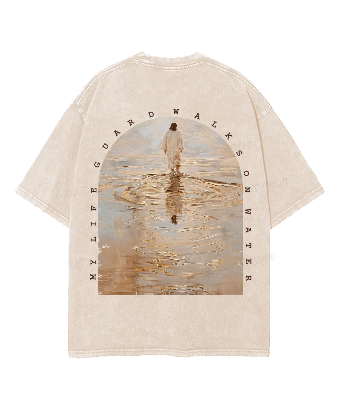 My Life Guard Walks Water Double Sided Washed Christian T-Shirts, Hoodie, Sweatshirt