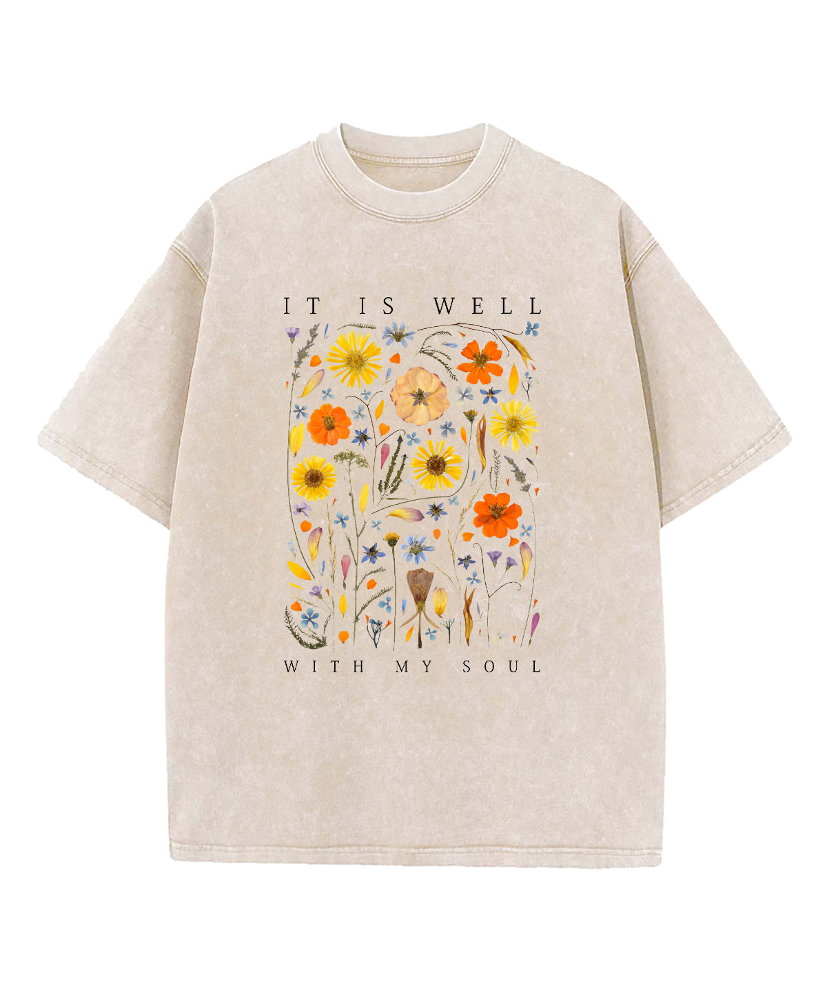 It Is Well With My Soul Washed Christian T-shirt Style017 Hoodie, Sweatshirt | CiraTrend.com (Image 3)