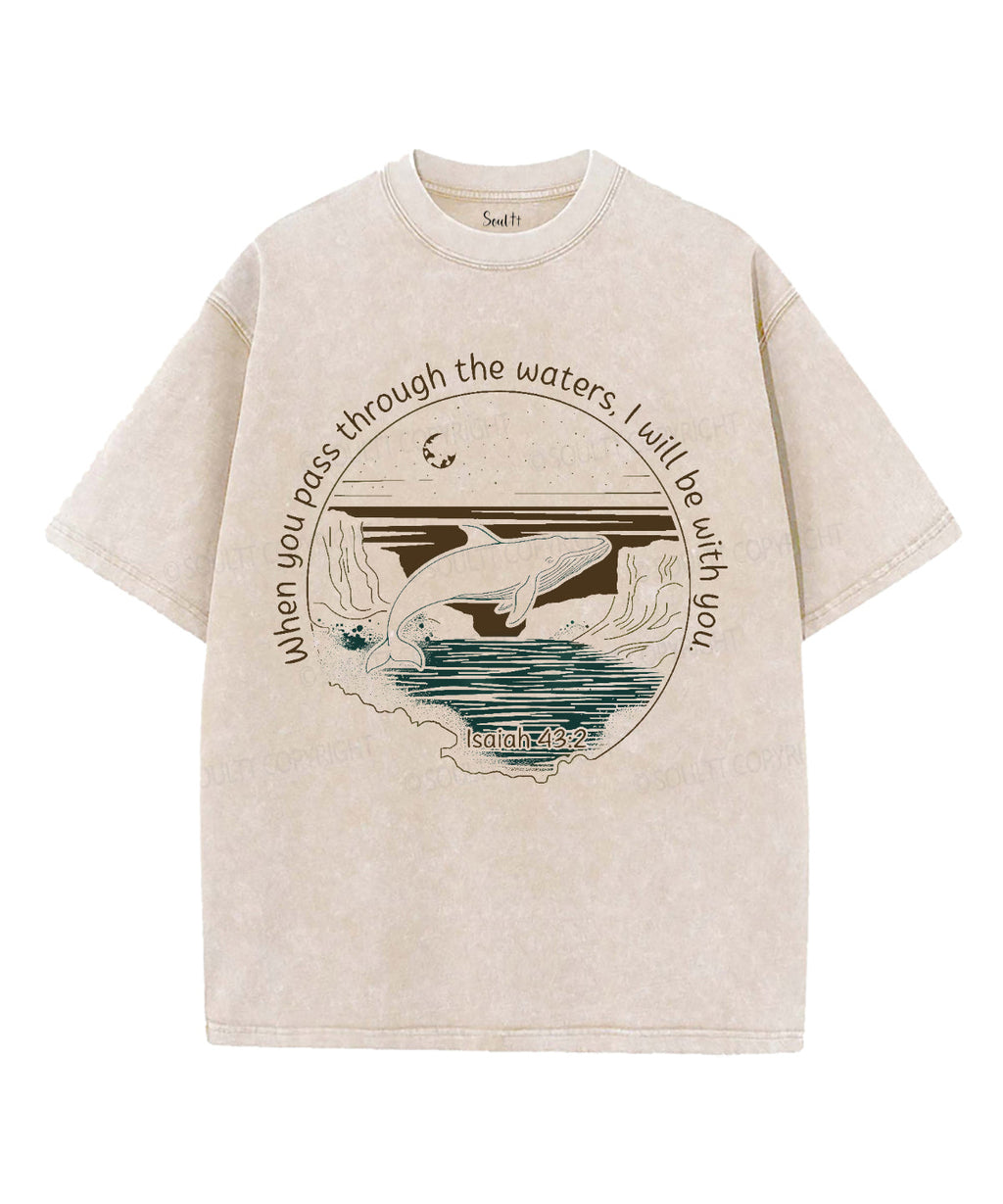 I Will Be With You Unisex Washed Christian T-shirt Style002 Hoodie, Sweatshirt | CiraTrend.com (Image 1)