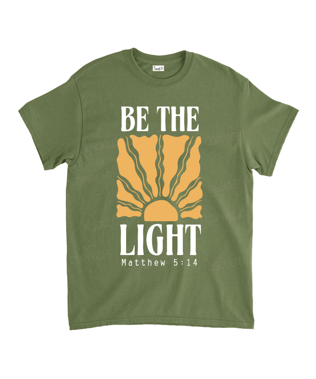 Be the Light Unisex Cotton Christian T-Shirt Hoodie, Sweatshirt | CiraTrend.com (Image 5)