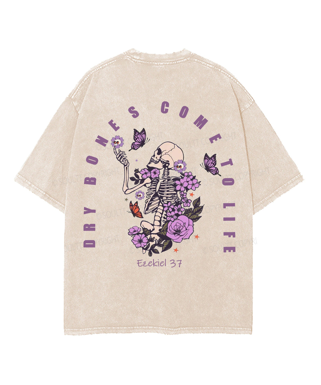 Dry Bones Come To Life Double Sided Unisex Washed Christian T-shirt Style006 Hoodie, Sweatshirt | CiraTrend.com (Image 2)