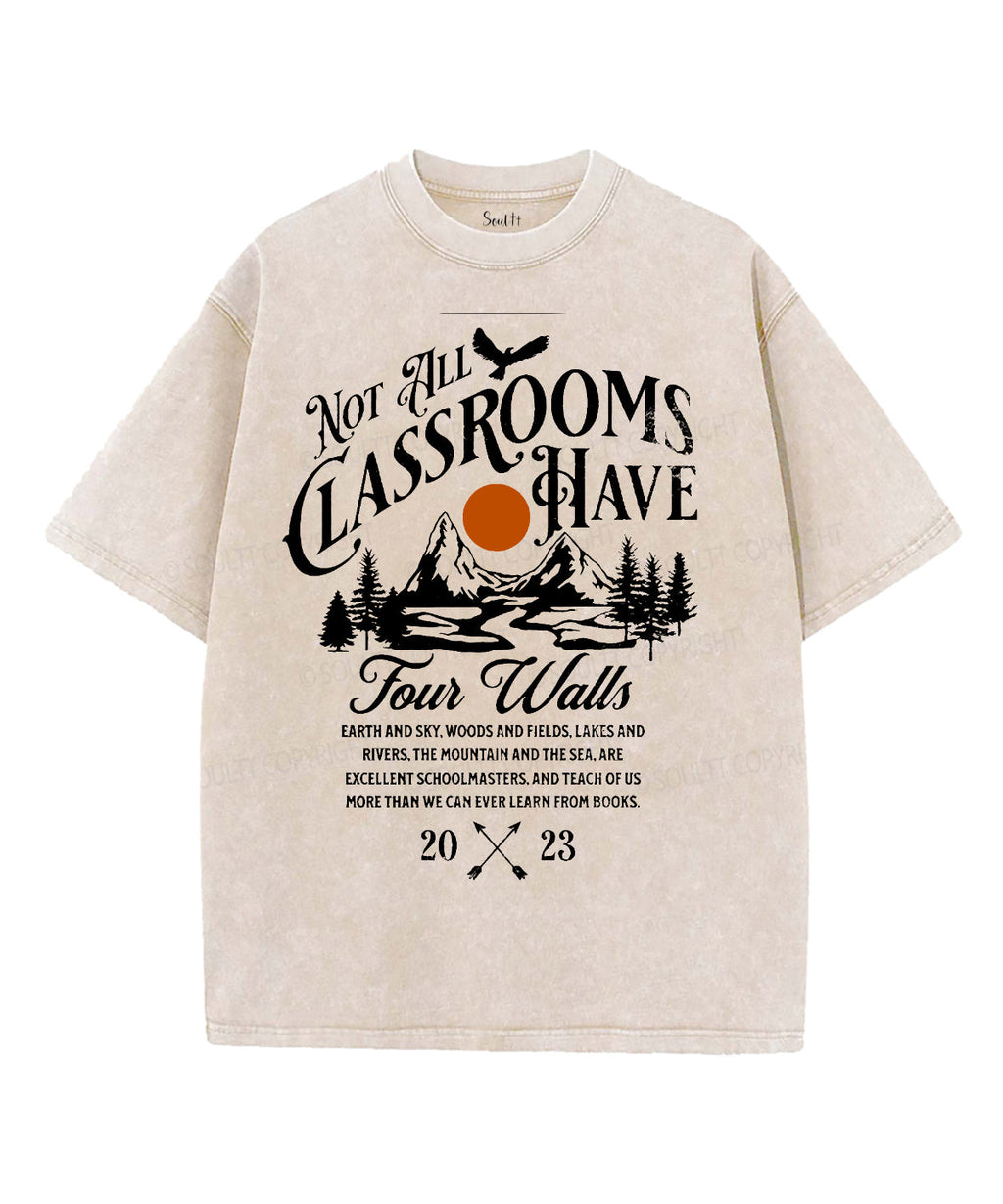 Not All Classrooms Unisex Washed Christian T-shirt Hoodie, Sweatshirt | CiraTrend.com (Image 2)