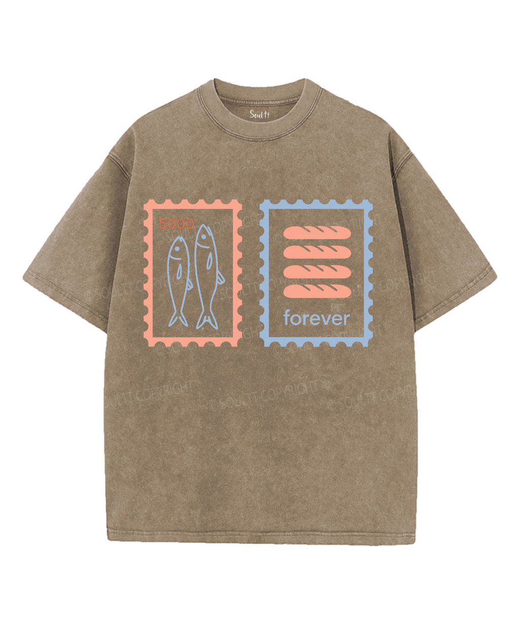 Fishes &Loaves Unisex Washed Christian T-shirt Style001 Hoodie, Sweatshirt | CiraTrend.com (Image 5)