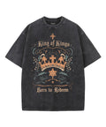 King Of Kings Washed Christian T-shirt Hoodie, Sweatshirt | CiraTrend.com (Image 1)