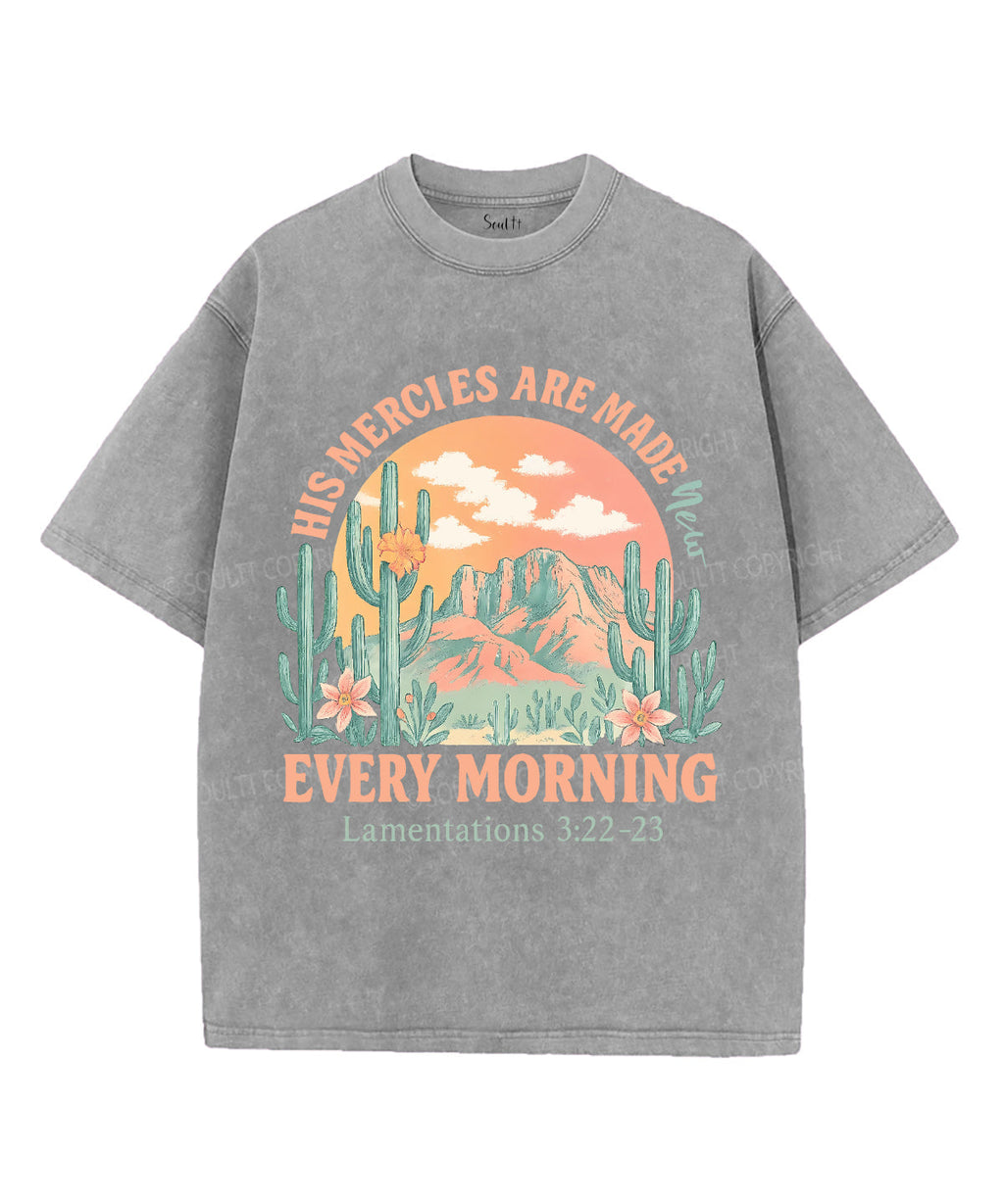 His Mercies Washed Christian Style001 T-Shirts, Hoodie, Sweatshirt