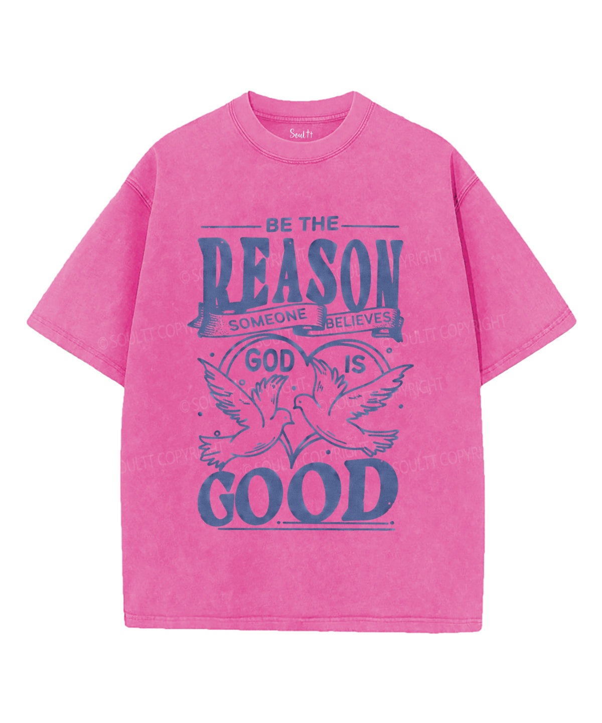Be The Reason Washed Christian T-shirt Hoodie, Sweatshirt | CiraTrend.com (Image 3)