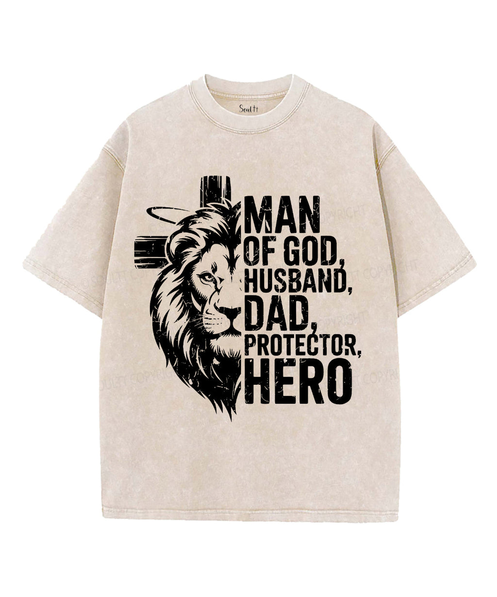 Men Of God Unisex Washed Christian T-shirt Hoodie, Sweatshirt | CiraTrend.com (Image 4)