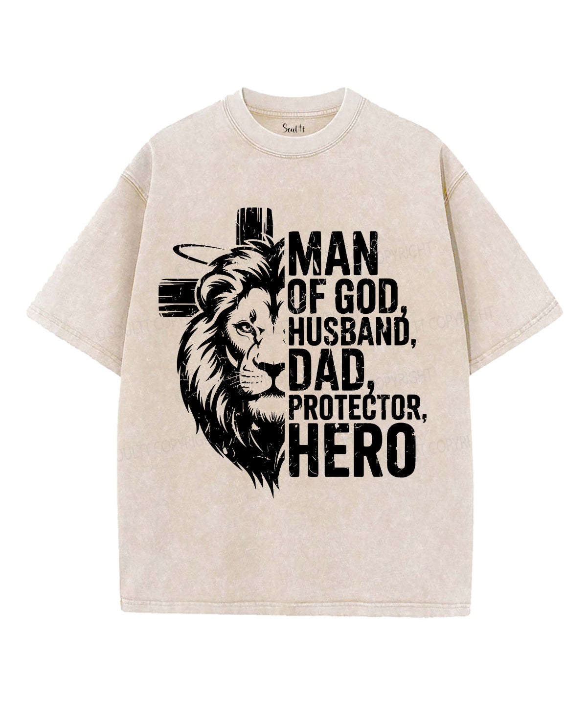 Men Of God Unisex Washed Christian T-shirt Hoodie, Sweatshirt | CiraTrend.com (Image 4)