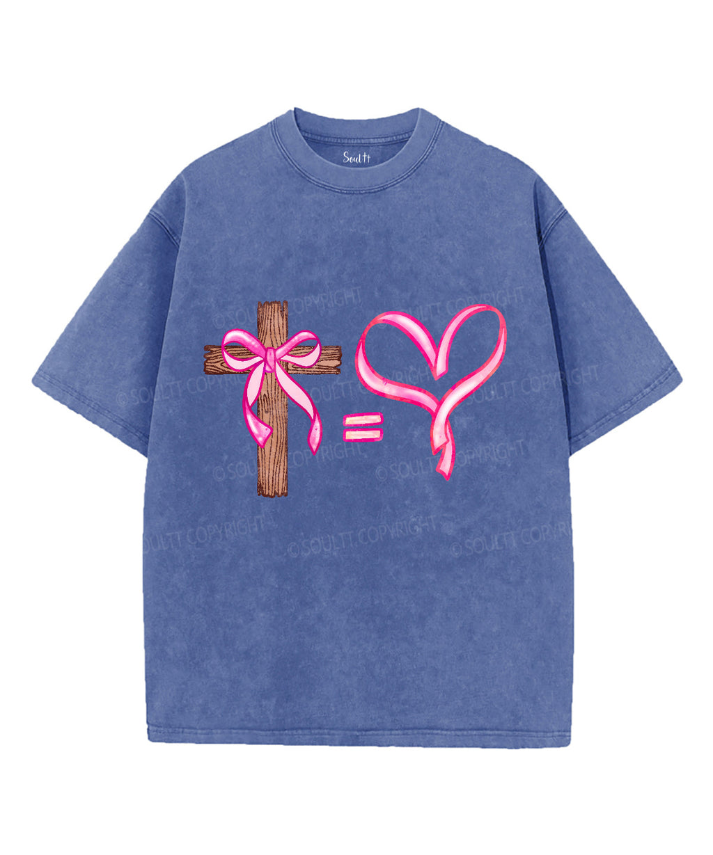 Cross Is My Love Washed Christian T-Shirts, Hoodie, Sweatshirt