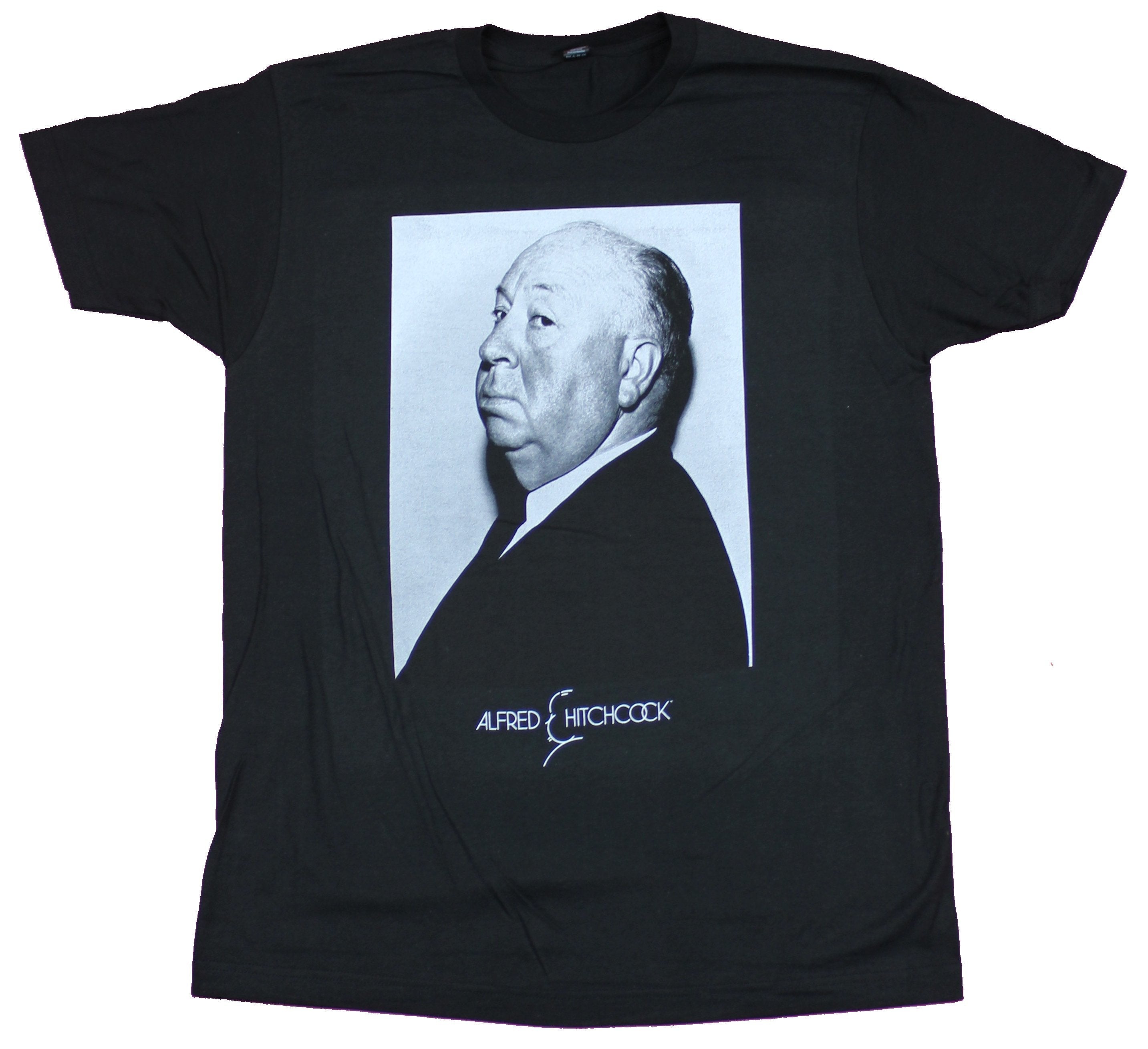 Alfred Hitchcock Mens T-Shirt - Classic B & White Profile Photo Hoodie, Sweatshirt | CiraTrend.com
