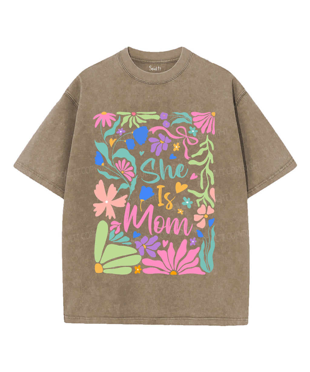 She Is Mom Unisex Washed Christian T-shirt Hoodie, Sweatshirt | CiraTrend.com (Image 5)
