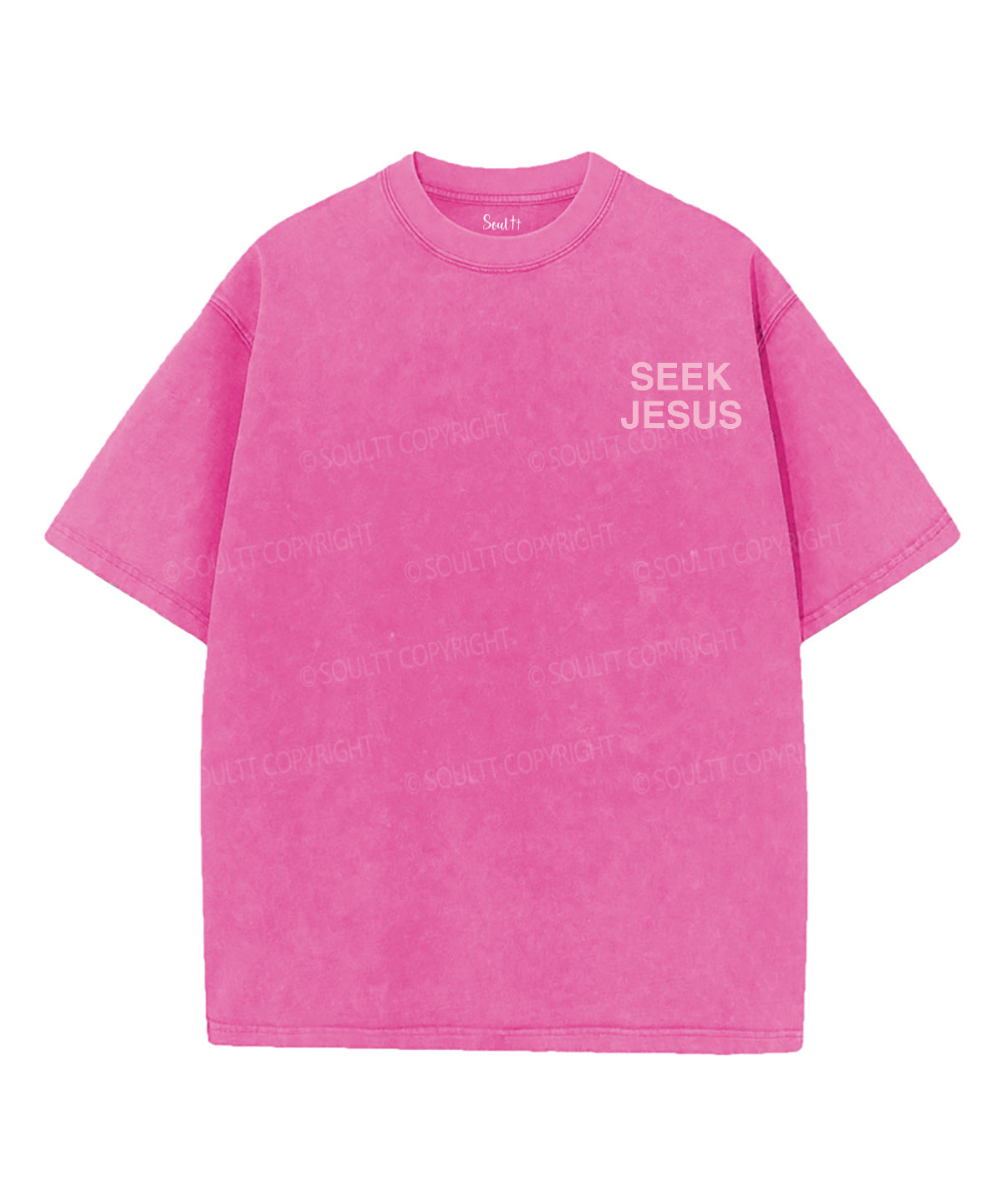 Seek Jesus Double Sided Washed Christian T-shirt Hoodie, Sweatshirt | CiraTrend.com (Image 4)