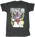 Evangelion Mens T-Shirt - Cast Under Pink Logo Hoodie, Sweatshirt | CiraTrend.com