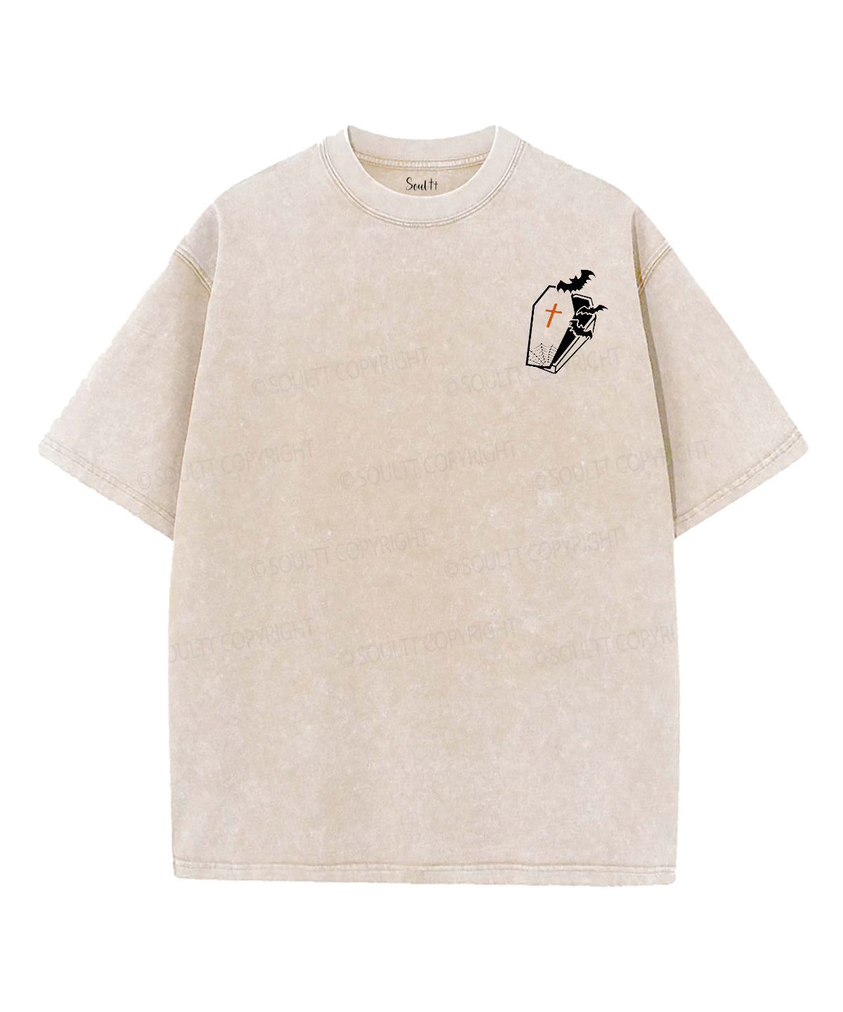 The Only Ghost Unisex Washed Christian T-shirt Hoodie, Sweatshirt | CiraTrend.com (Image 3)