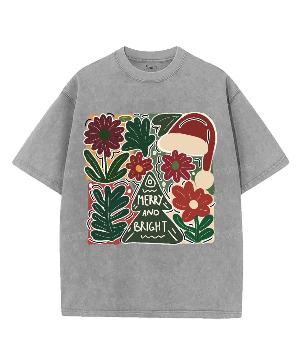 Merry And Bright Washed Christian T-shirt Style003 Hoodie, Sweatshirt | CiraTrend.com (Image 4)