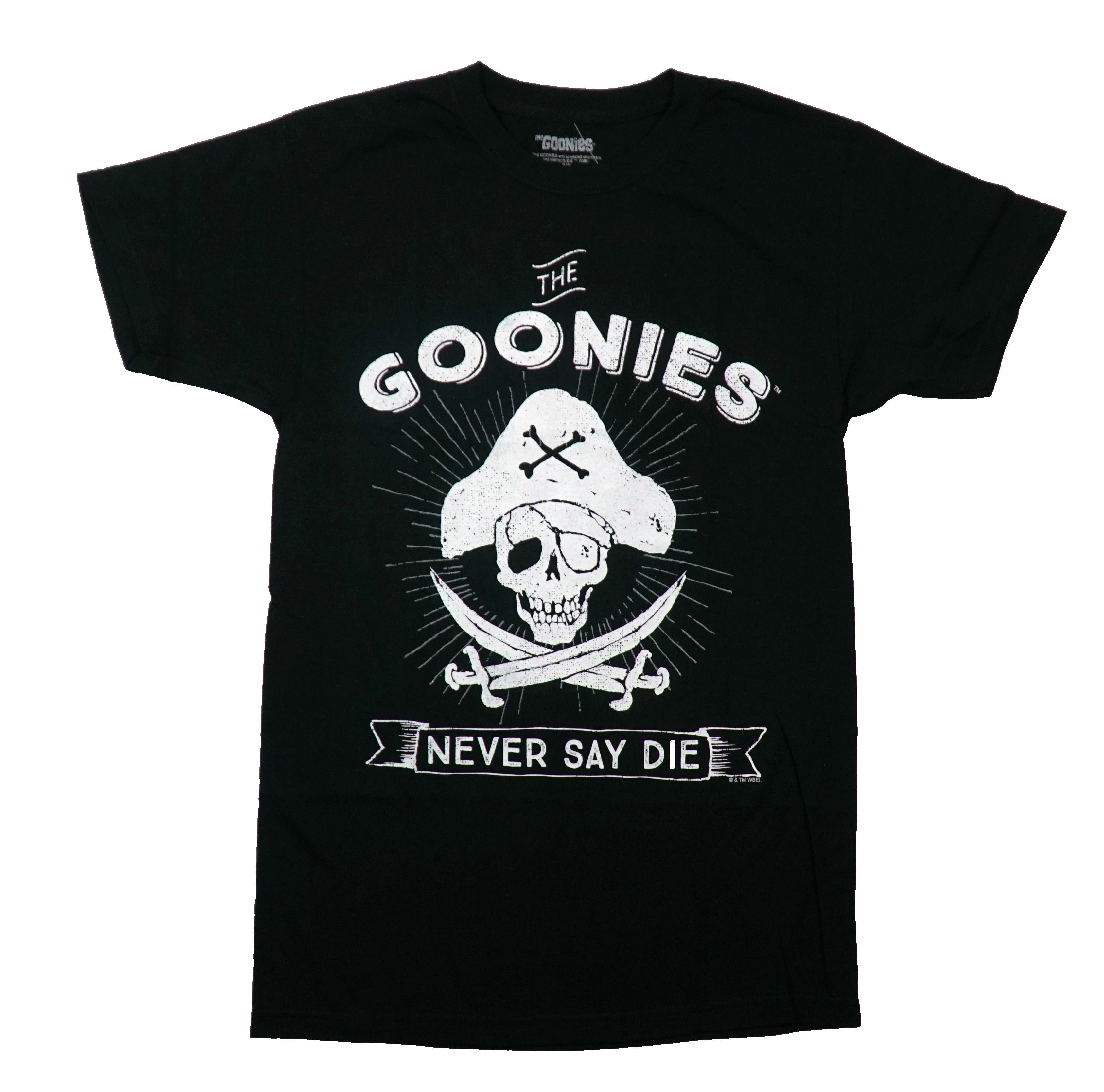 The Goonies Never MEns T-Shirt - Say Die Distressed Skull & Name Hoodie, Sweatshirt | CiraTrend.com