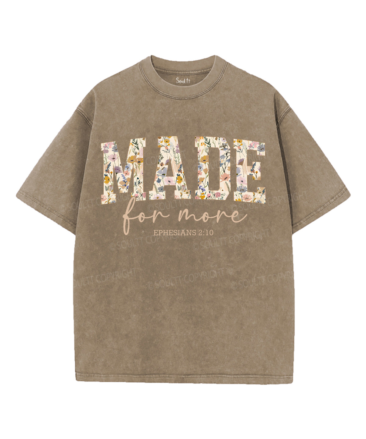 Made For More Unisex Washed Christian T-shirt Hoodie, Sweatshirt | CiraTrend.com (Image 3)