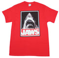 Jaws Mens T-Shirt- Big Mouth Shark Over Red Name Image Style010 Hoodie, Sweatshirt | CiraTrend.com