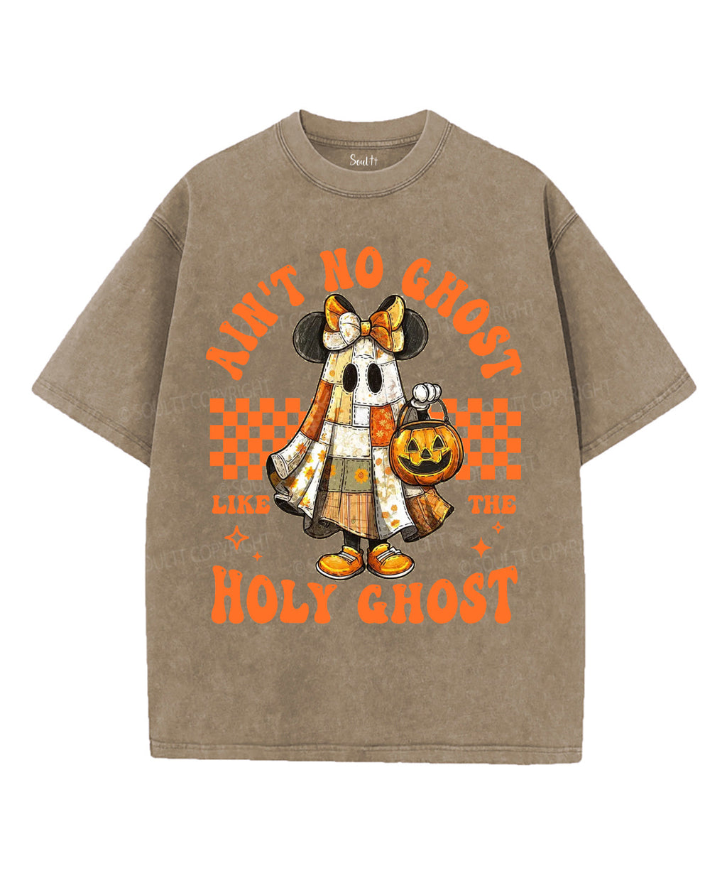 Halloween Holy Ghost Unisex Washed Christian T-shirt Style001 Hoodie, Sweatshirt | CiraTrend.com (Image 2)