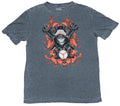 Black Widow Mens T-Shirt - Flaming Orange Taskmaster Image Hoodie, Sweatshirt | CiraTrend.com