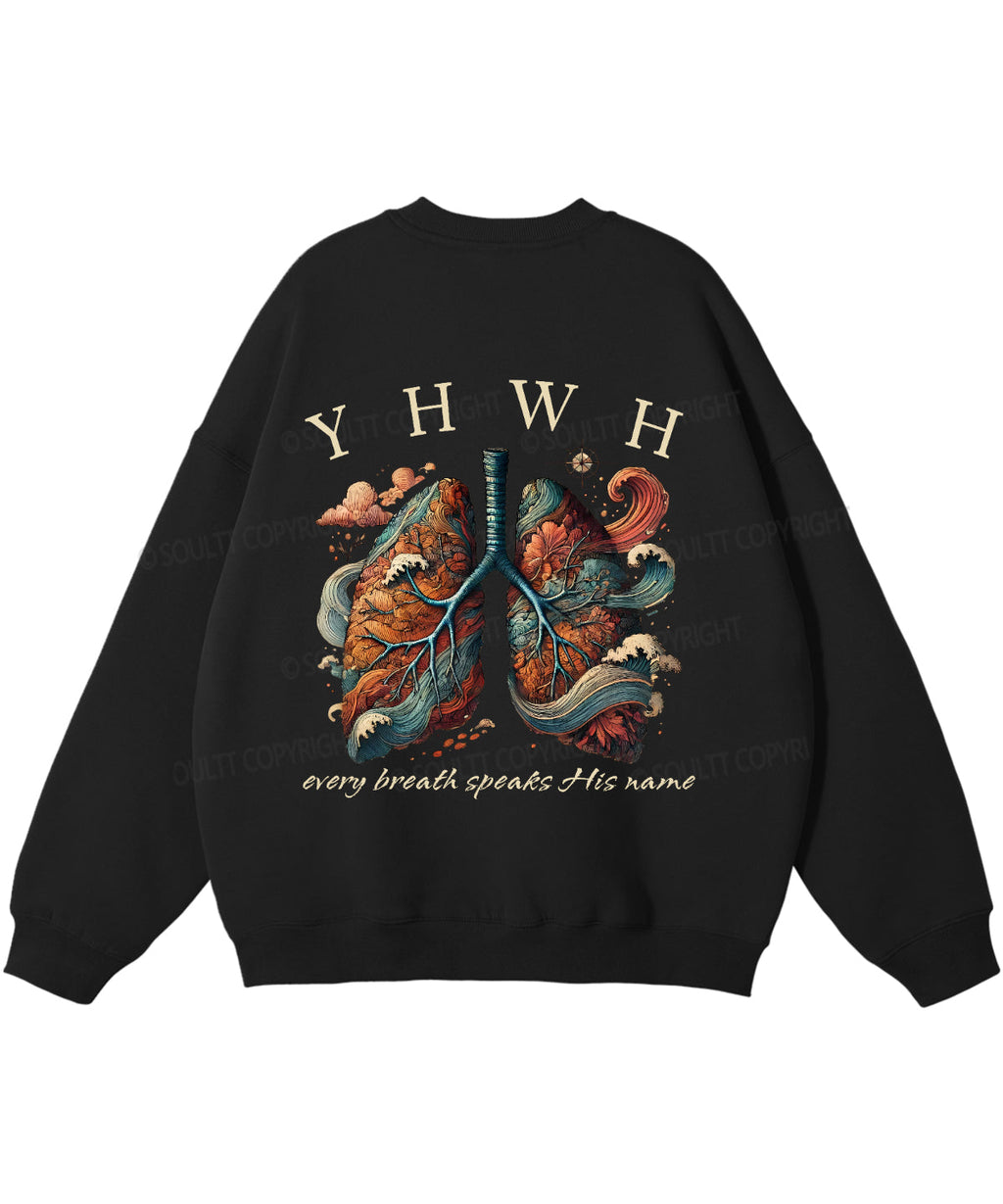 Every Breath Speaks His Name Cotton Christian Sweatshirt T-Shirts, Hoodie | CiraTrend.com (Image 4)