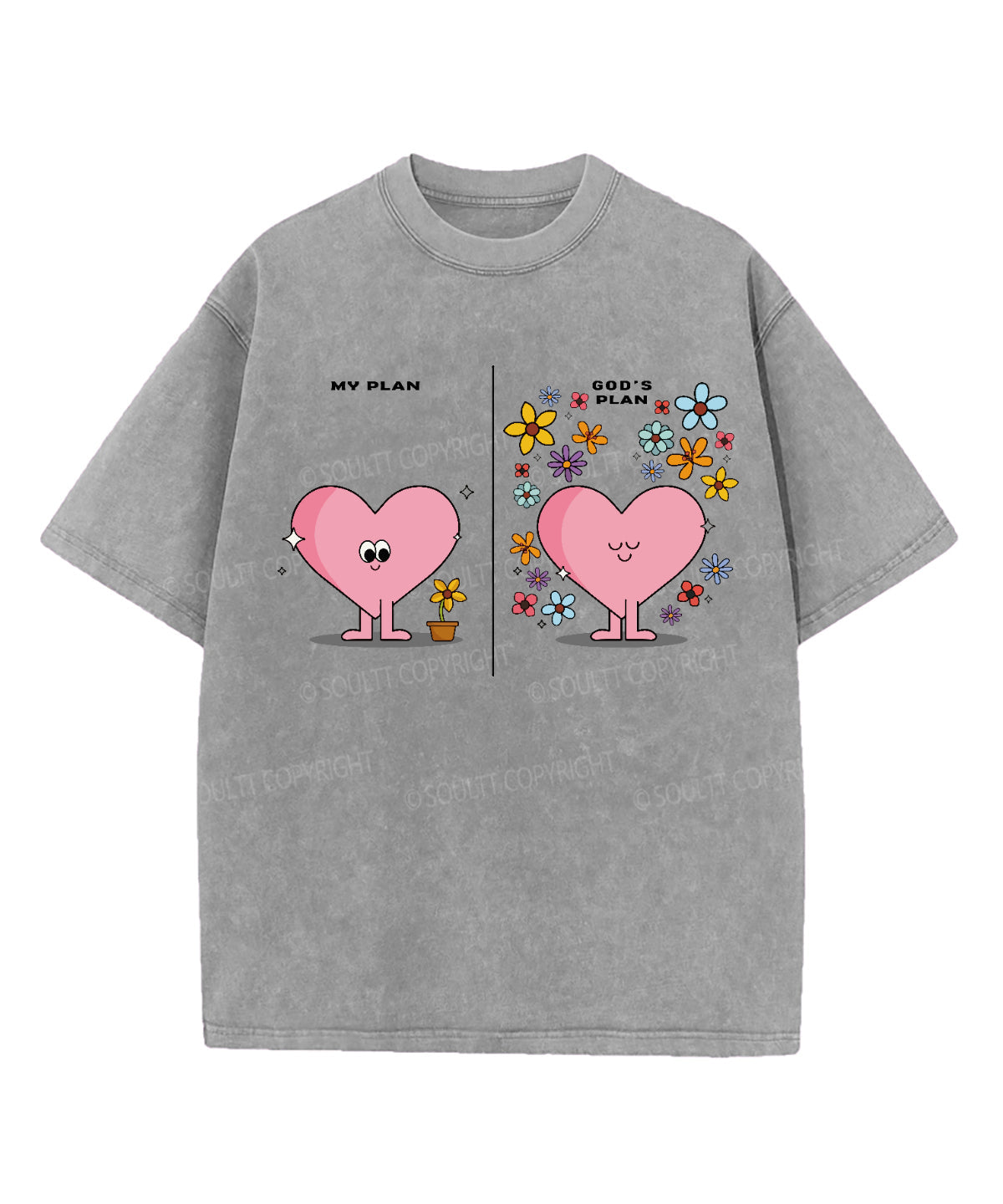 God'S PlanÂ£Â¾My Plan Washed Christian T-Shirts, Hoodie, Sweatshirt