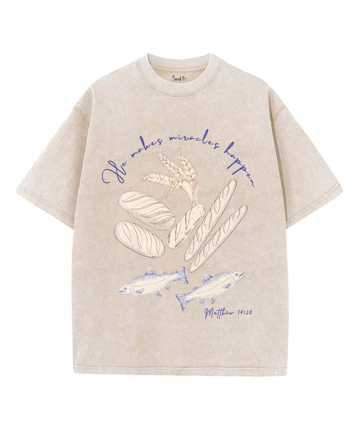 He Makes Miracles Happen Washed Christian T-Shirts, Hoodie, Sweatshirt