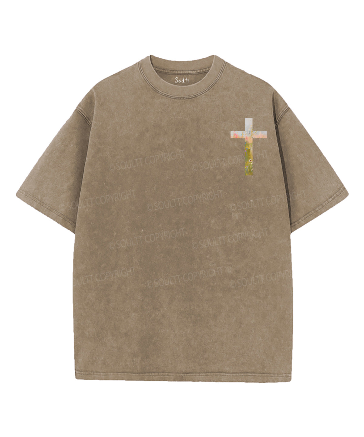 Everything Is Made Beautiful In It's Time Double Sided Unisex Washed Christian T-shirt Hoodie, Sweatshirt (Image 2)