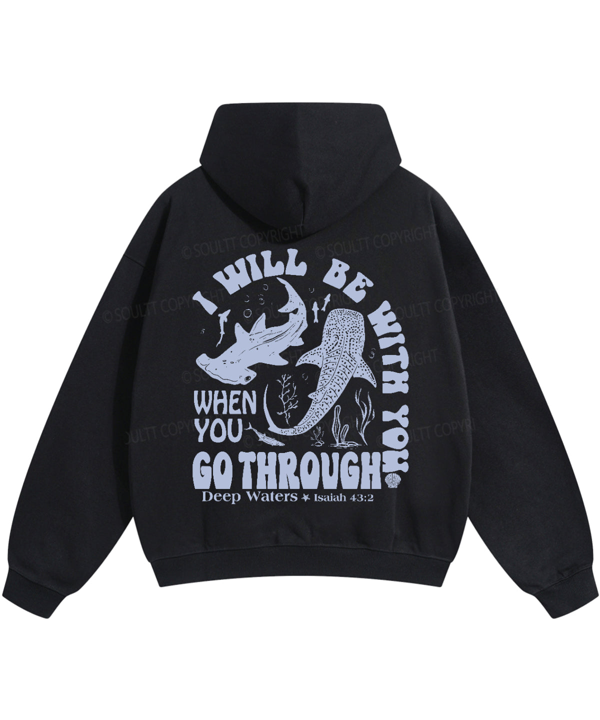 I Will Be With You Double Sided Unisex Cotton Christian Hoodie Style001 T-Shirts, Sweatshirt | CiraTrend.com (Image 3)