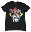 Voltron Mens T-Shirt - Classic Voltron Cartoon Head Under Logo Image Hoodie, Sweatshirt | CiraTrend.com