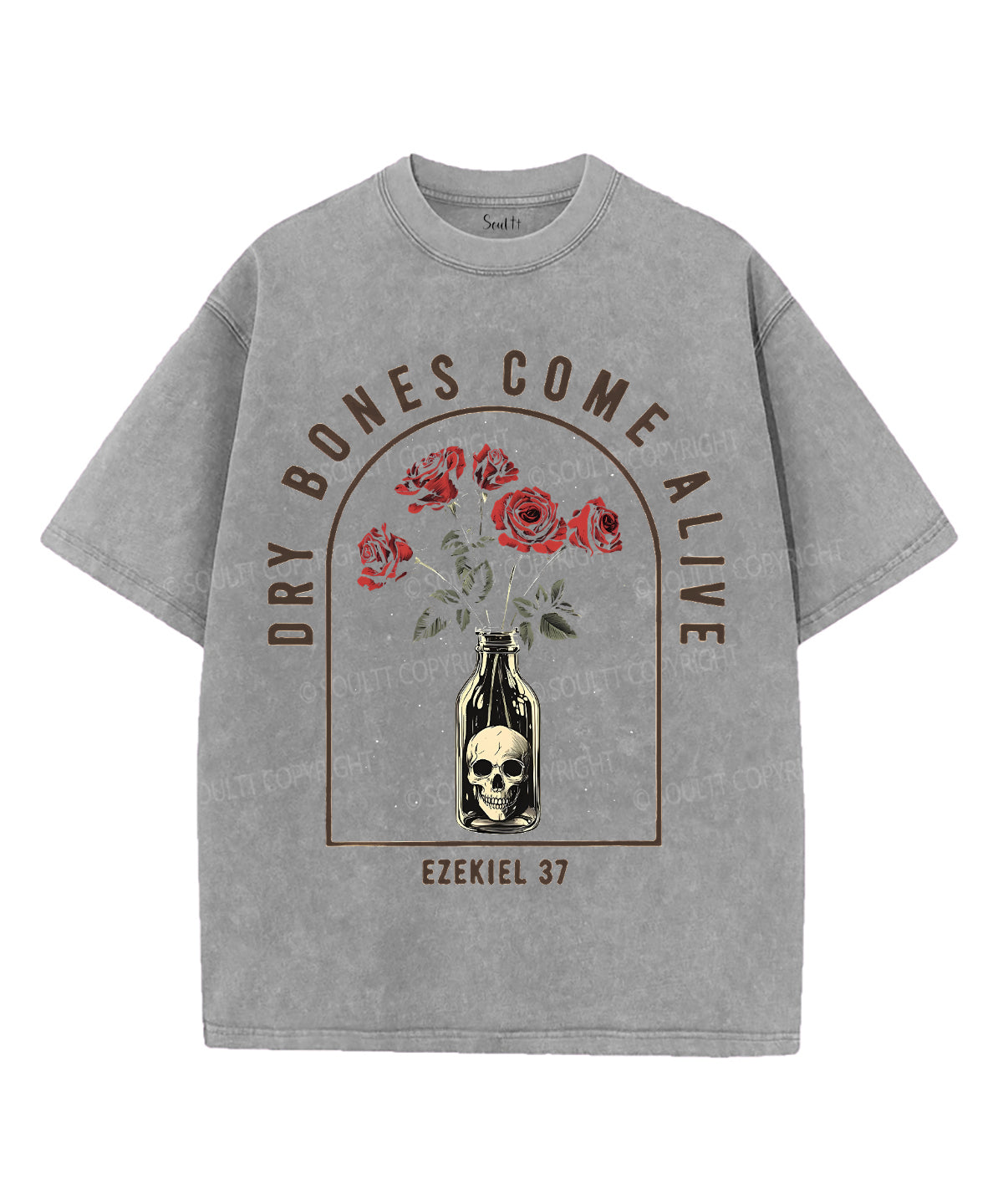 Dry Bones Come To Life Unisex Washed Christian T-shirt Style011 Hoodie, Sweatshirt | CiraTrend.com (Image 3)