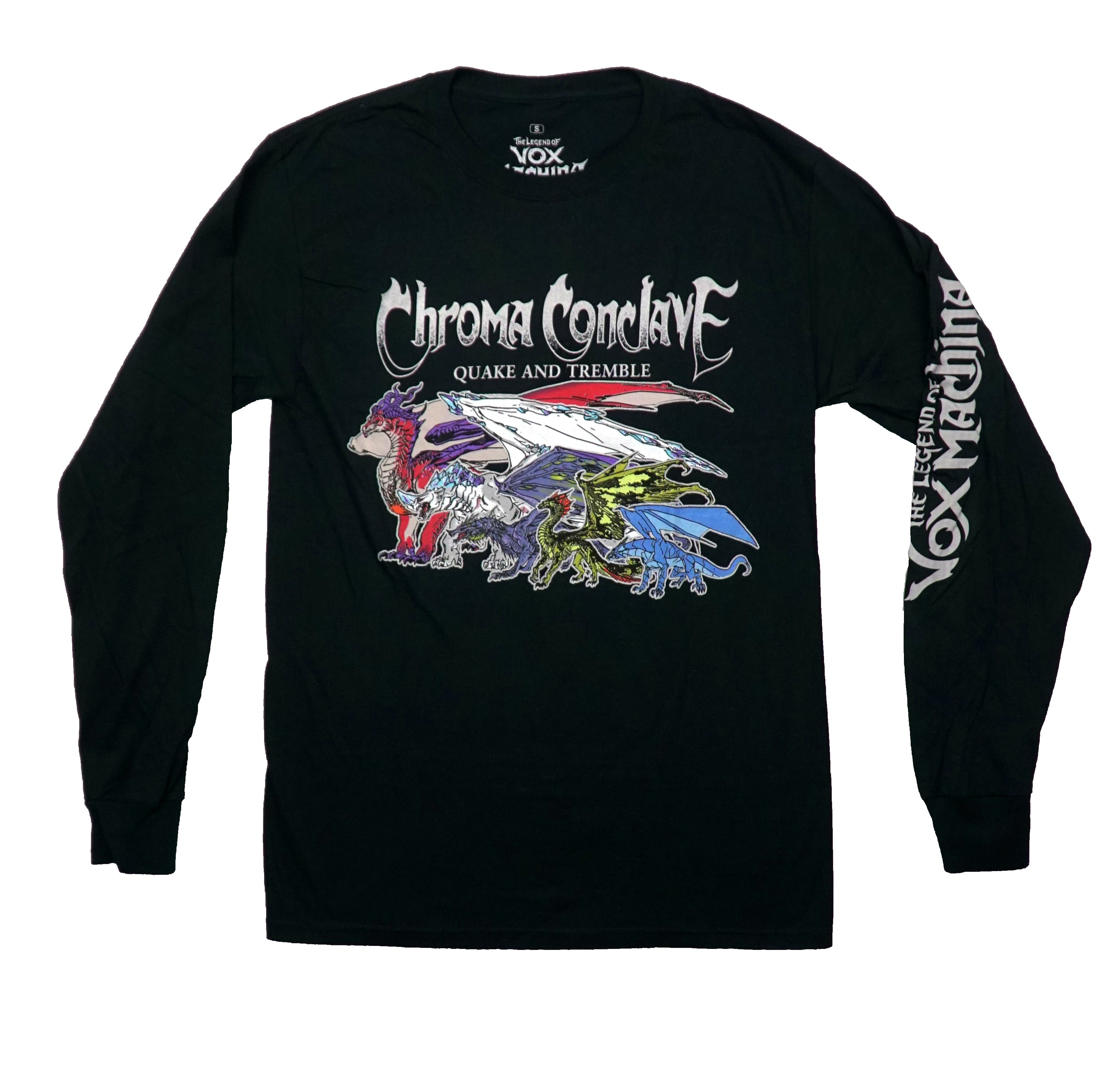 The Legend of Vox Machine Mens Long Sleeve T-Shirt -Chroma Conclave Dragons Hoodie, Sweatshirt | CiraTrend.com