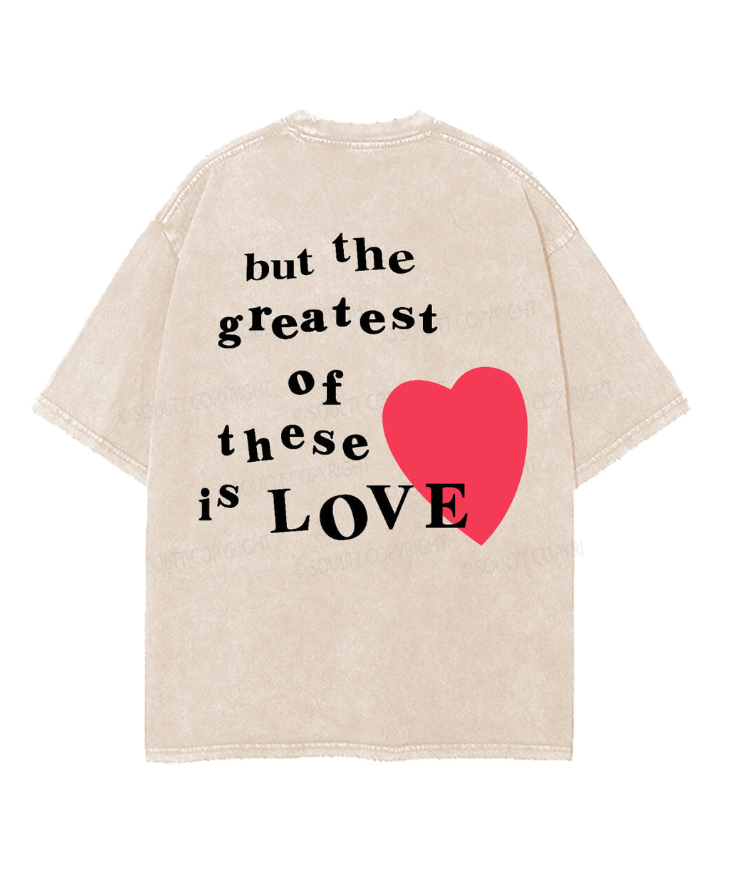 Faith Hope Love Double Sided Washed Christian T-shirt Hoodie, Sweatshirt | CiraTrend.com (Image 3)