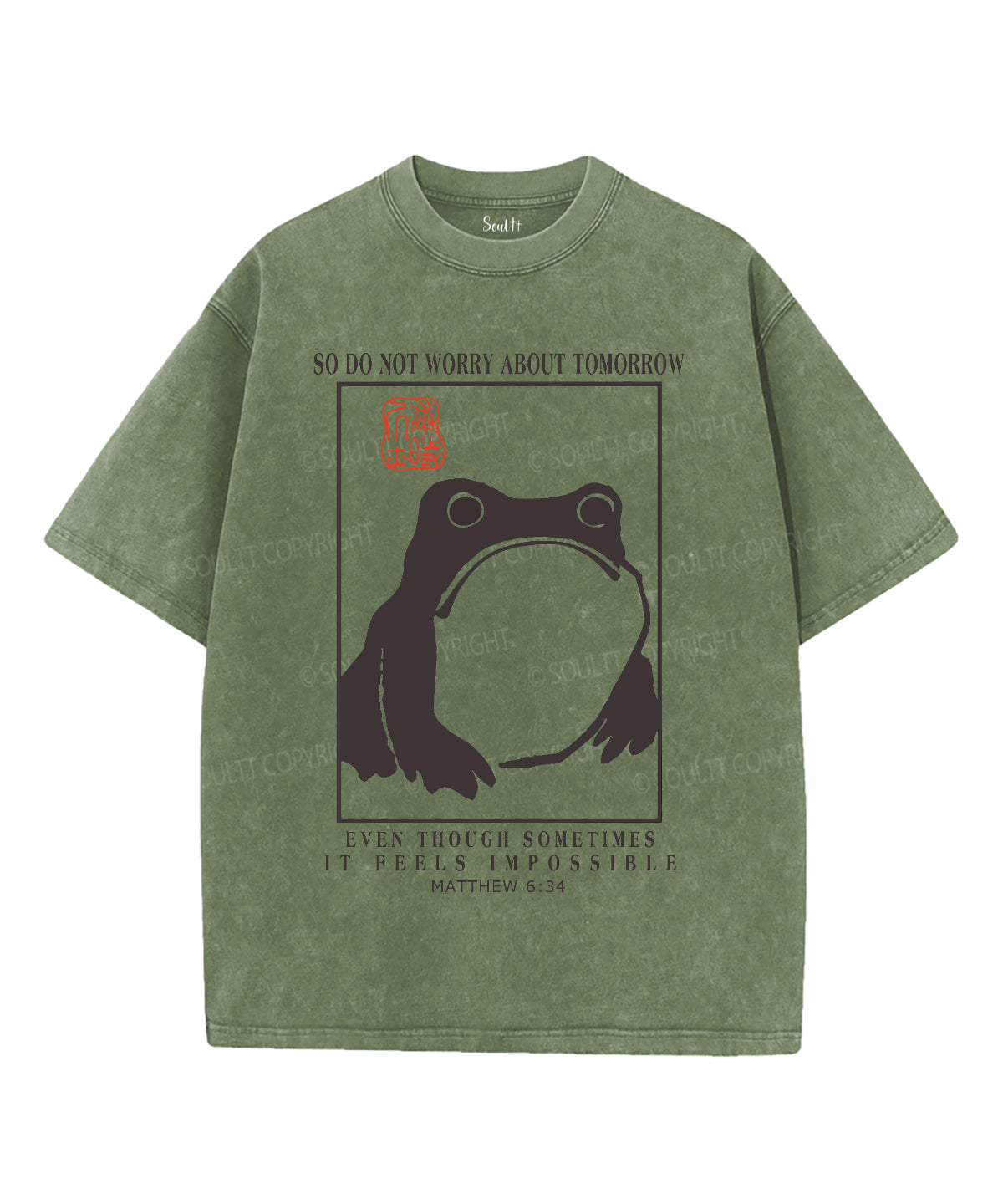 Don'T Worry About Tomorrow Washed Christian T-Shirts, Hoodie, Sweatshirt