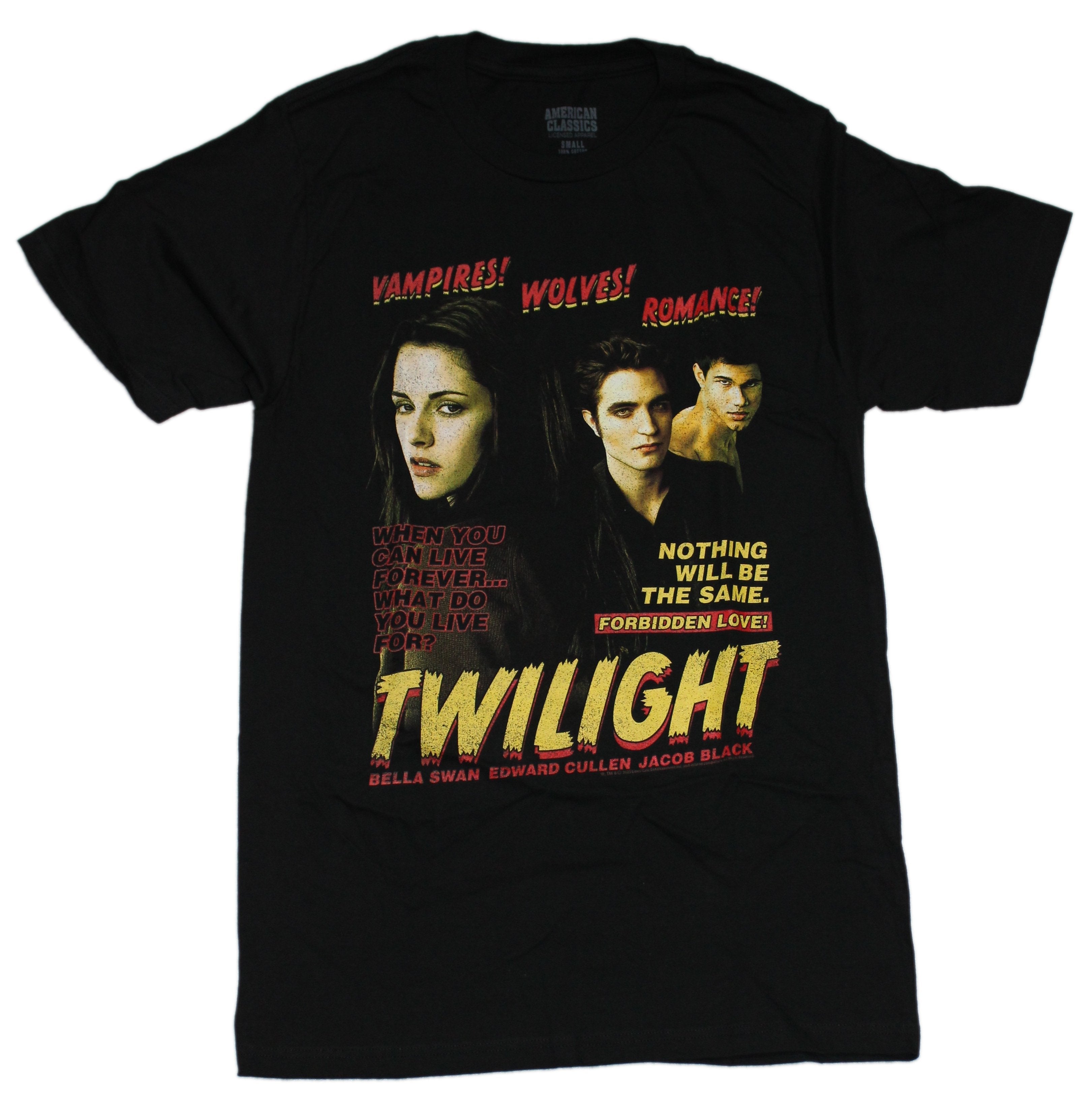 Twilight Mens T-Shirt -Pulp Style Poster Group Image Hoodie, Sweatshirt | CiraTrend.com