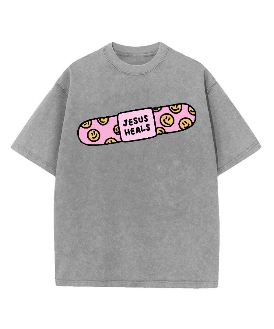 Jesus Heals Washed Christian T-shirt Style001 Hoodie, Sweatshirt | CiraTrend.com (Image 4)