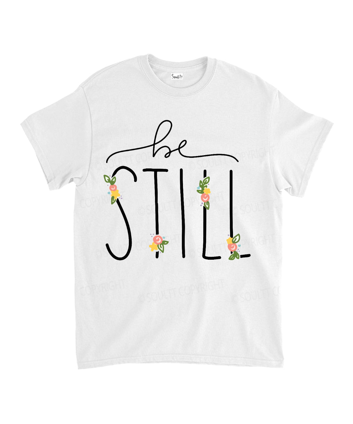 Be Still Unisex Cotton Christian T-Shirt Hoodie, Sweatshirt | CiraTrend.com (Image 1)