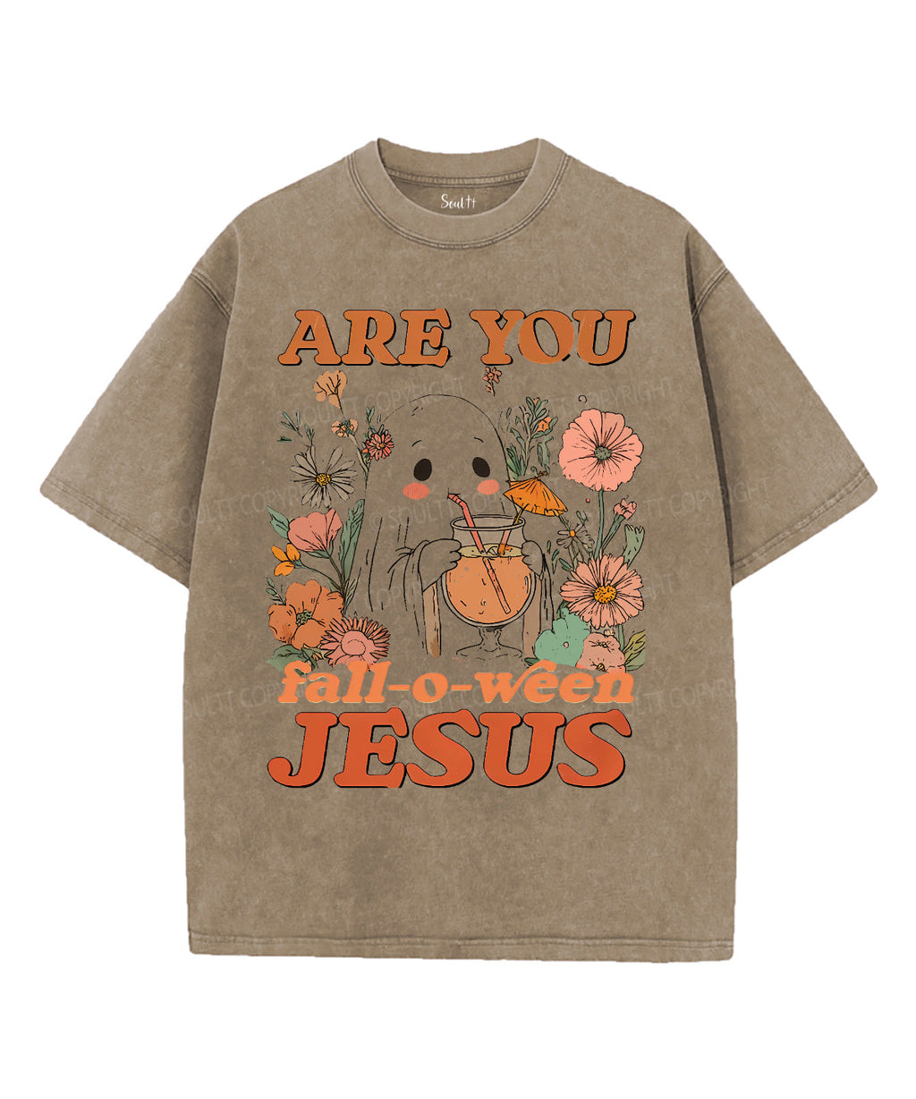 Halloween Jesus Unisex Washed Christian T-shirt Style001 Hoodie, Sweatshirt | CiraTrend.com (Image 3)