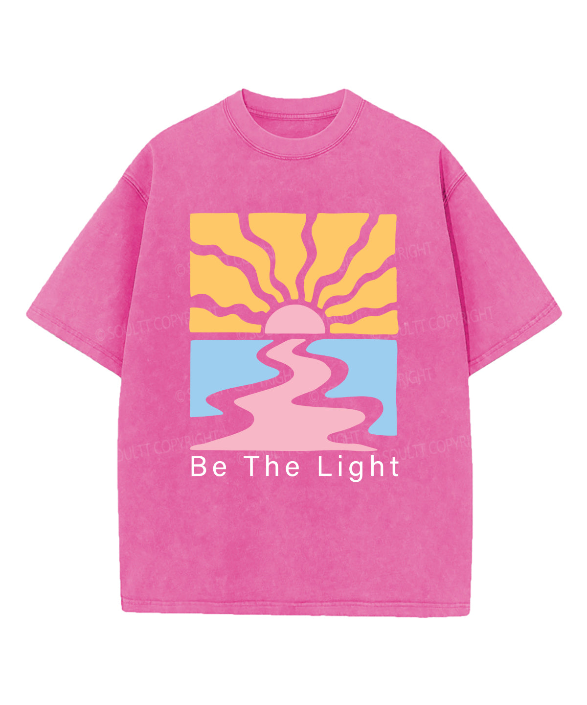 Be The Light Washed Christian T-shirt Style005 Hoodie, Sweatshirt | CiraTrend.com (Image 3)