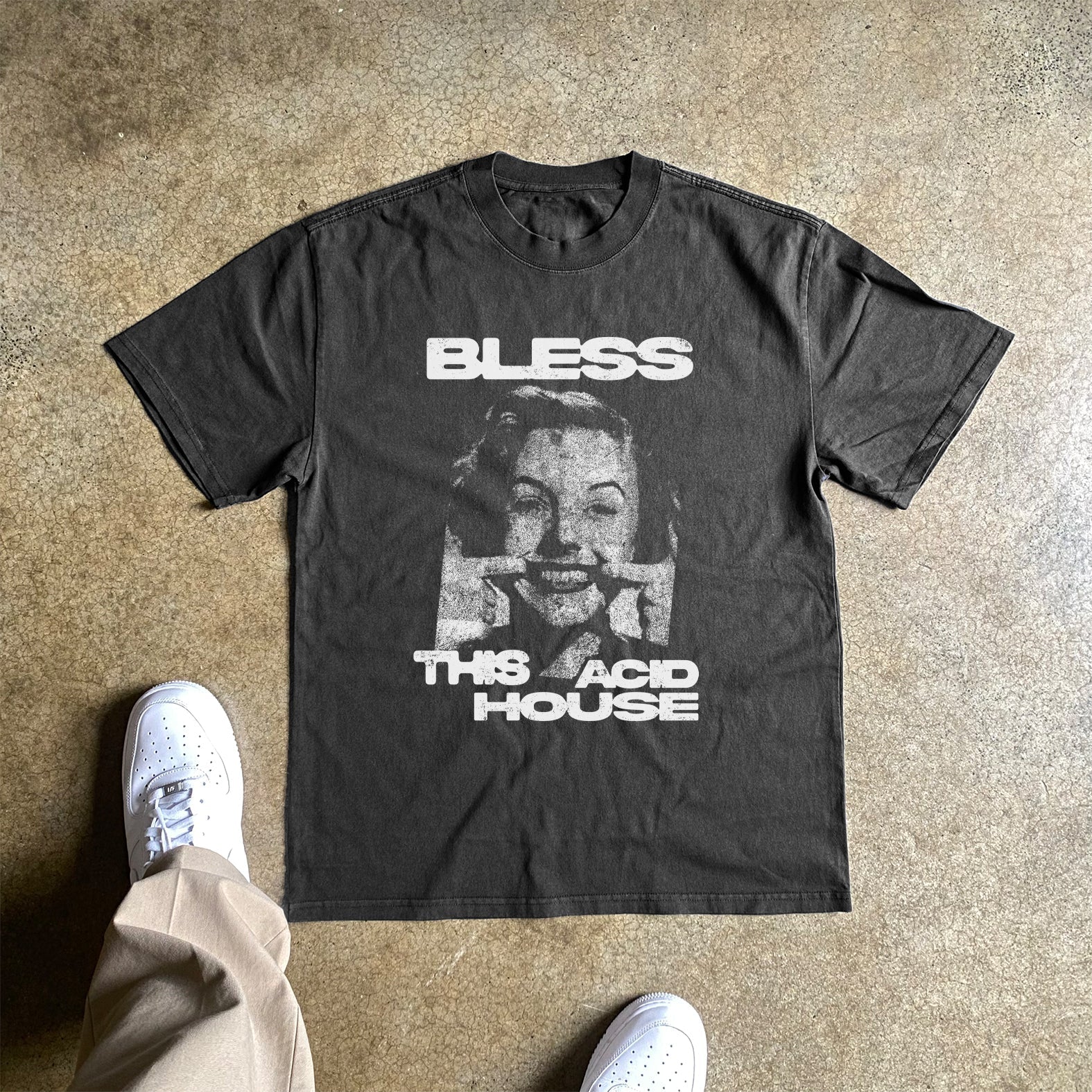 BLESS THIS ACID HOUSE HEAVYWEIGHT BLACK TSHIRT Hoodie, Sweatshirt | CiraTrend.com (Image 2)