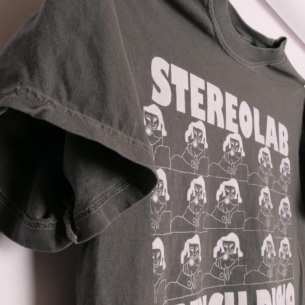 Stereolab French Disko Tee Peng Cliff Super 45 French Paris France Electronic Art Music Pop Band Tour Heavyweight Faded Med (2)