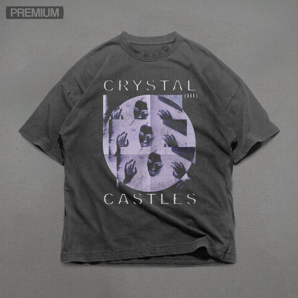 Crystal Castles Comfort Colors Y2k 2000s Music Tee Retro Band Crystal Castles (2)