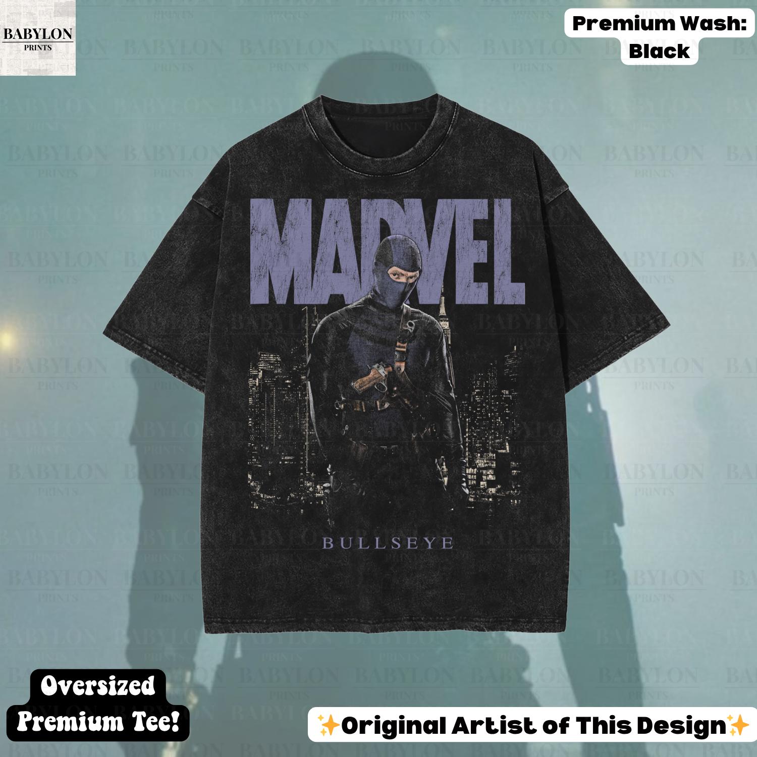 Oversized Bullseye Daredevil Benjamin Pointdexter Mcu Disneyland Daredevil Retro Marvel Daredevil Born Again Merch (2)